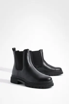 Basic Chunky Chelsea Boots