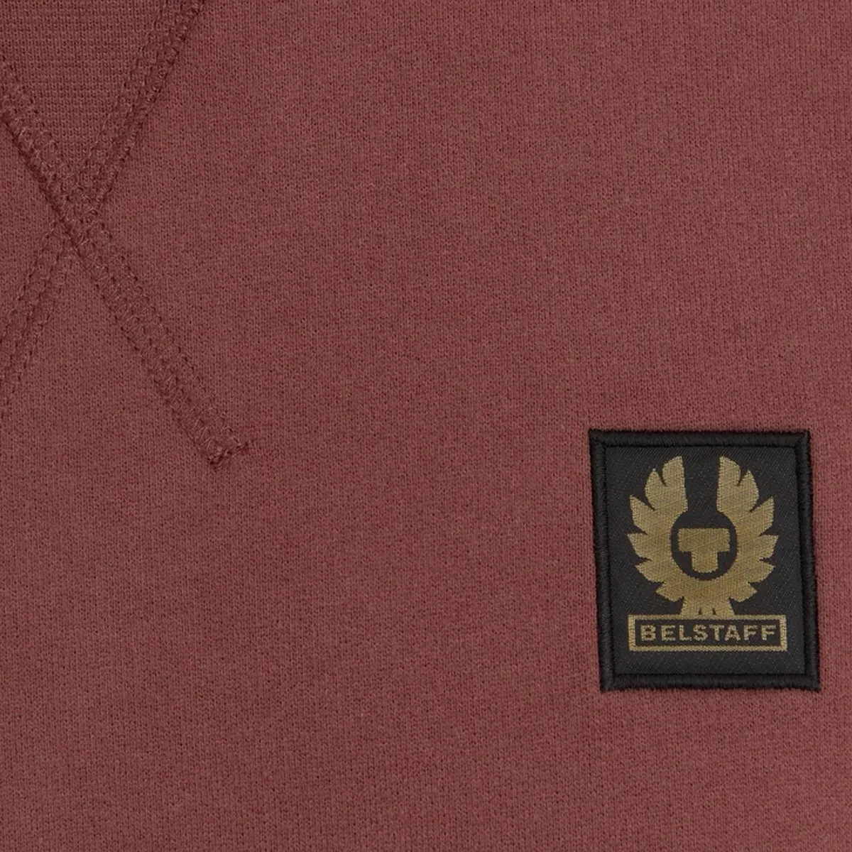 Belstaff - Patch Sweatshirt in Aubergine