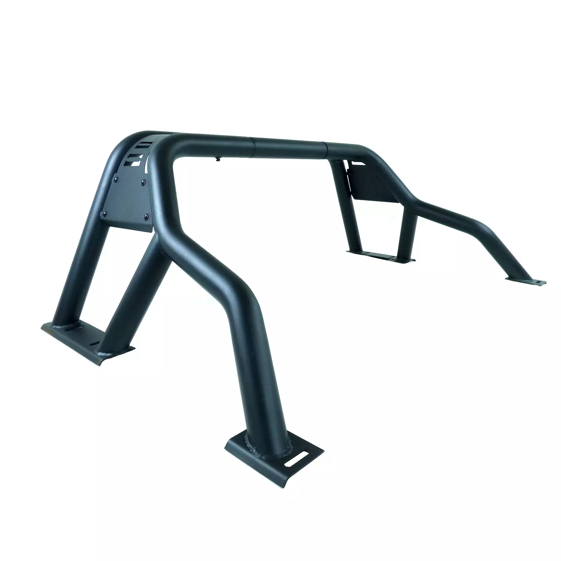 Black Short Arm Roll Sports Bar for the Ford Ranger 2012+