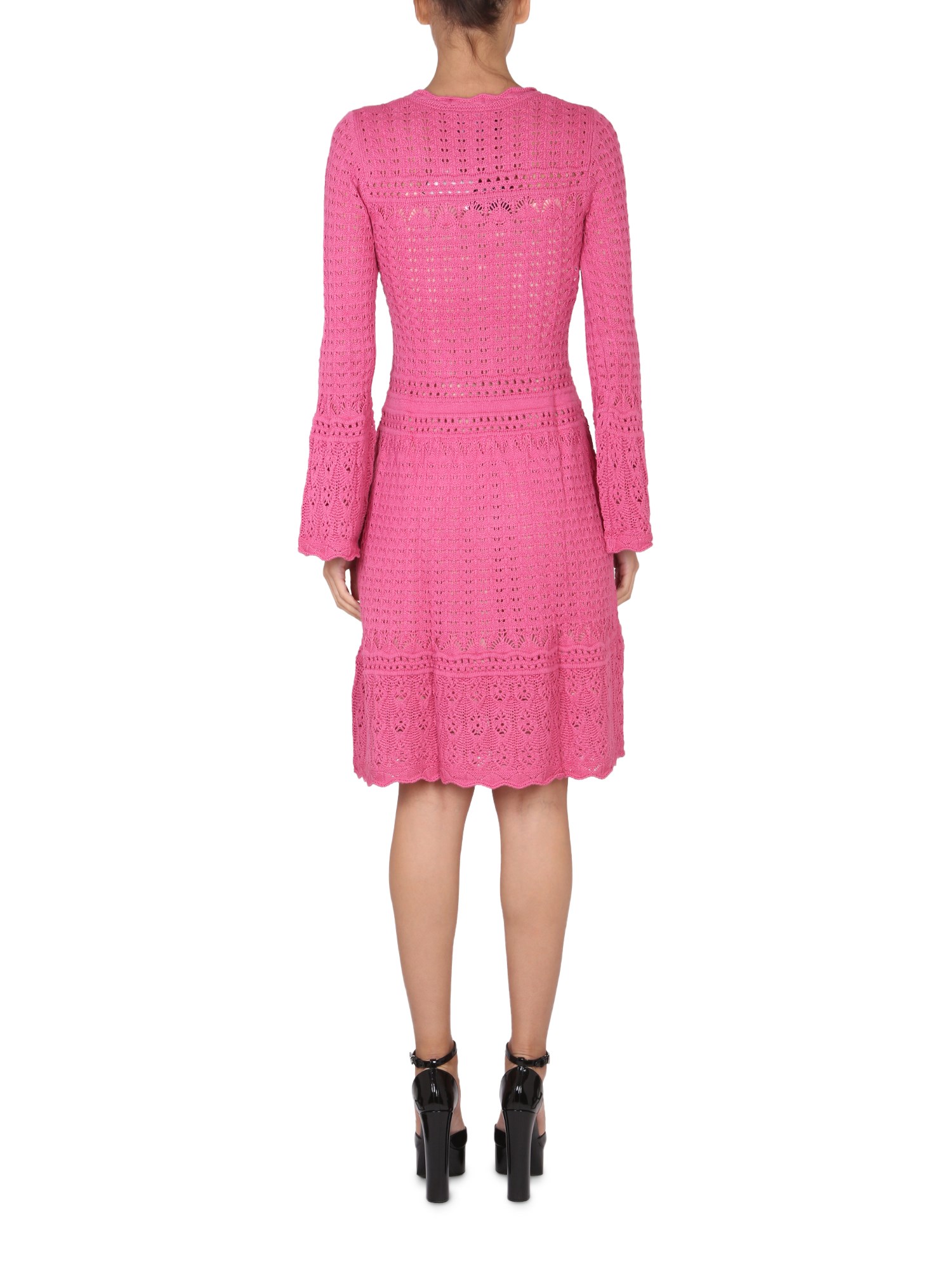 BOUTIQUE MOSCHINO    WOOL BLEND MIDI DRESS