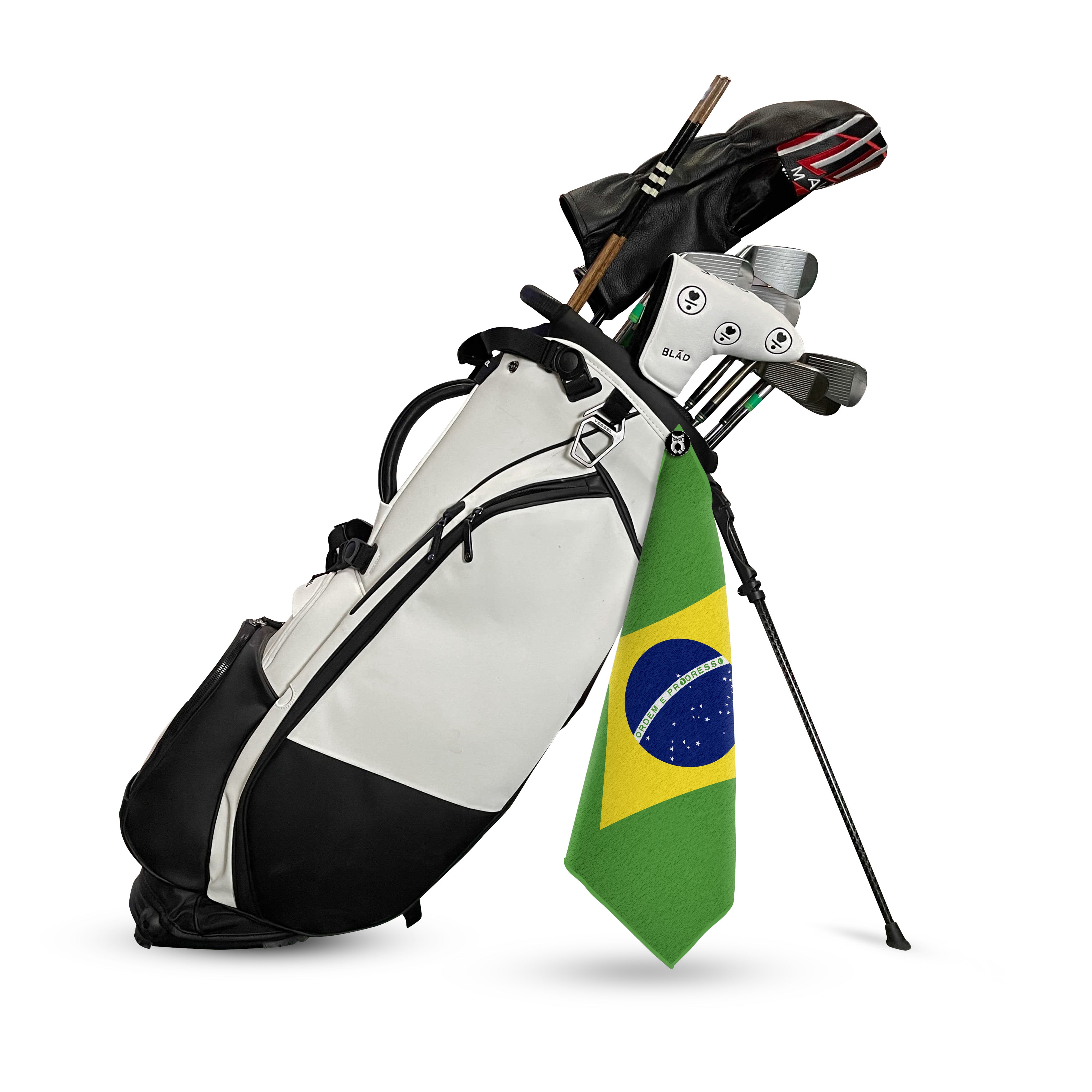 Brazil Flag Golf Towel