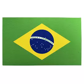 Brazil Flag Golf Towel