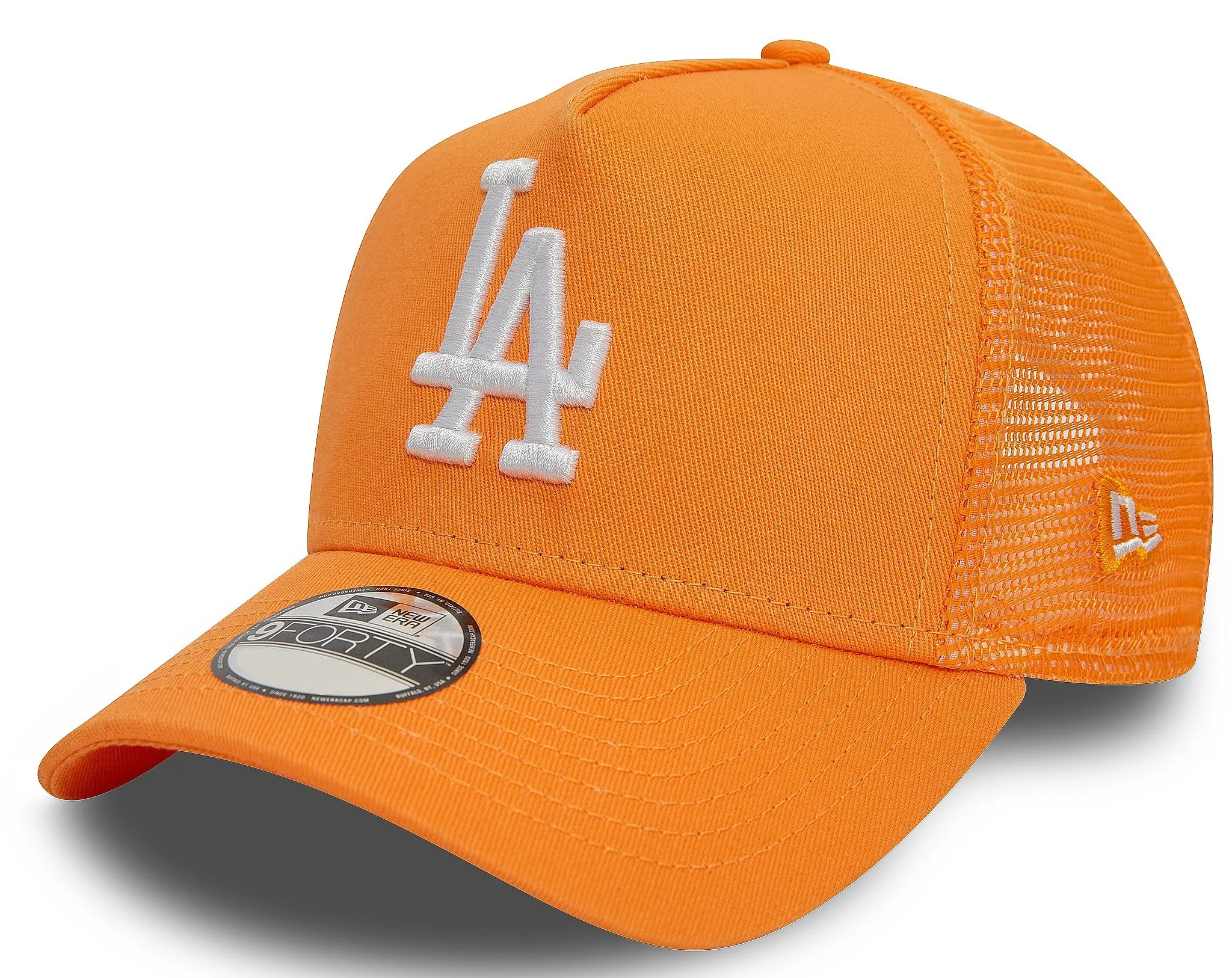 cap New Era 9FO AF Le Trucker MLB Los Angeles Dodgers Child - Orange/White - kid´s