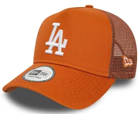 cap New Era 9FO AF League Ess.Trucker MLB Los Angeles Dodgers - Chocolate Brown/White - men´s