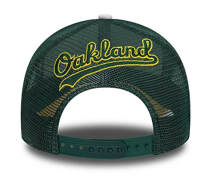 cap New Era 9FO AF Logo Trucker MLB Oakland Athletics - Aged Gold/White/Dark Green - men´s