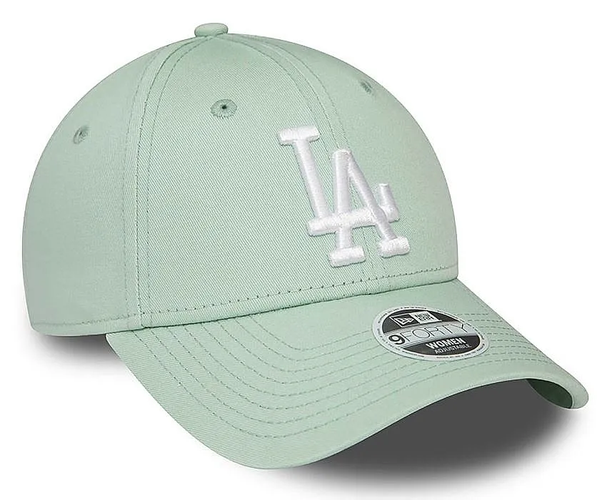 cap New Era 9FO League Essential MLB Los Angeles Dodgers - Mint/White - women´s