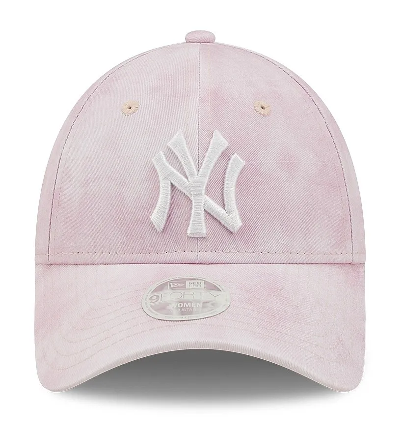 cap New Era 9FO Pastel Tie Dye MLB New York Yankees - Pink/White - women´s