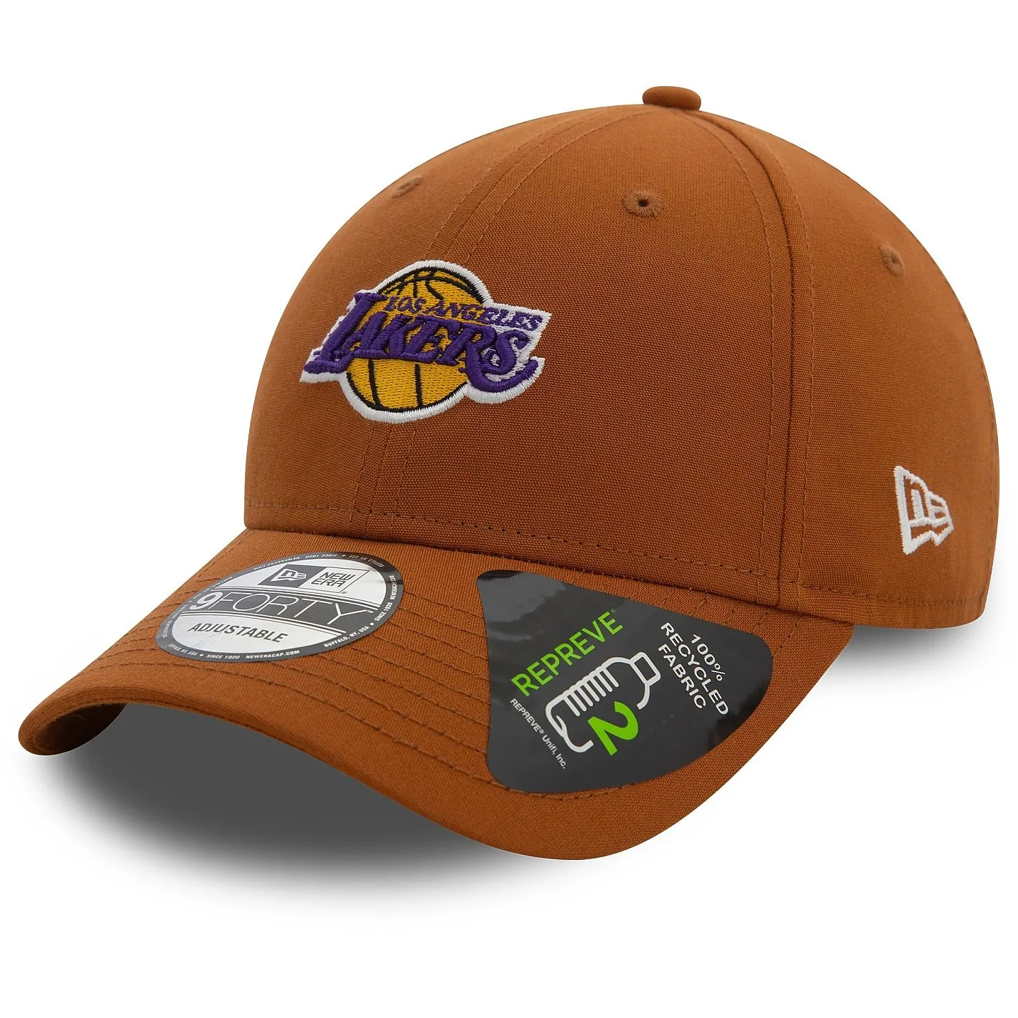 cap New Era 9FO Repreve Mini Logo NBA Los Angeles Lakers - Brown - men´s