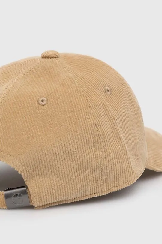 Carhartt WIP cotton baseball cap Harlem Cap beige color I028955.1YAXX