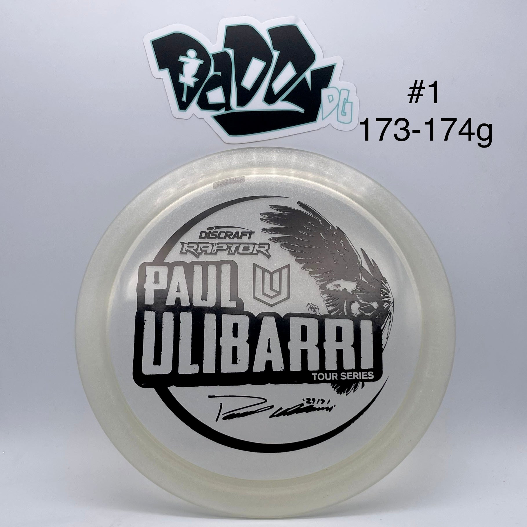 Discraft Z Metallic Raptor 2021 Tour Series Paul Ulibarri Stamped Fairway Driver