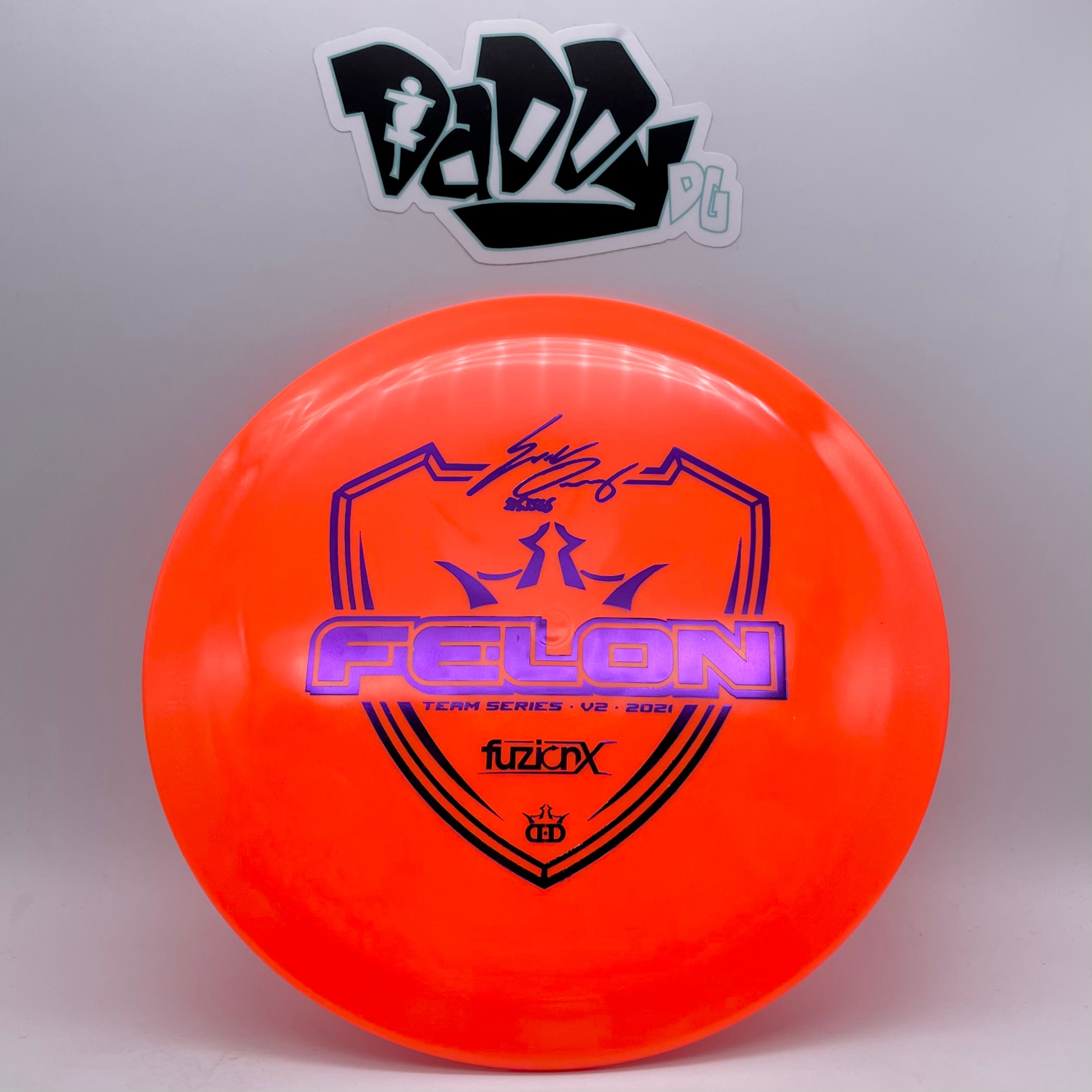 Dynamic Discs Felon Fuzion-X V2 Eric Oakley Team Series Fairway Driver