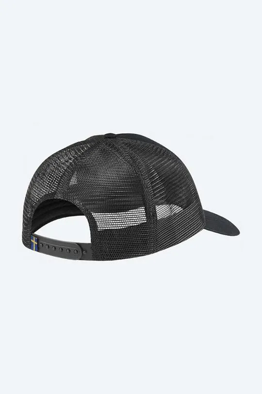 Fjallraven baseball cap black color