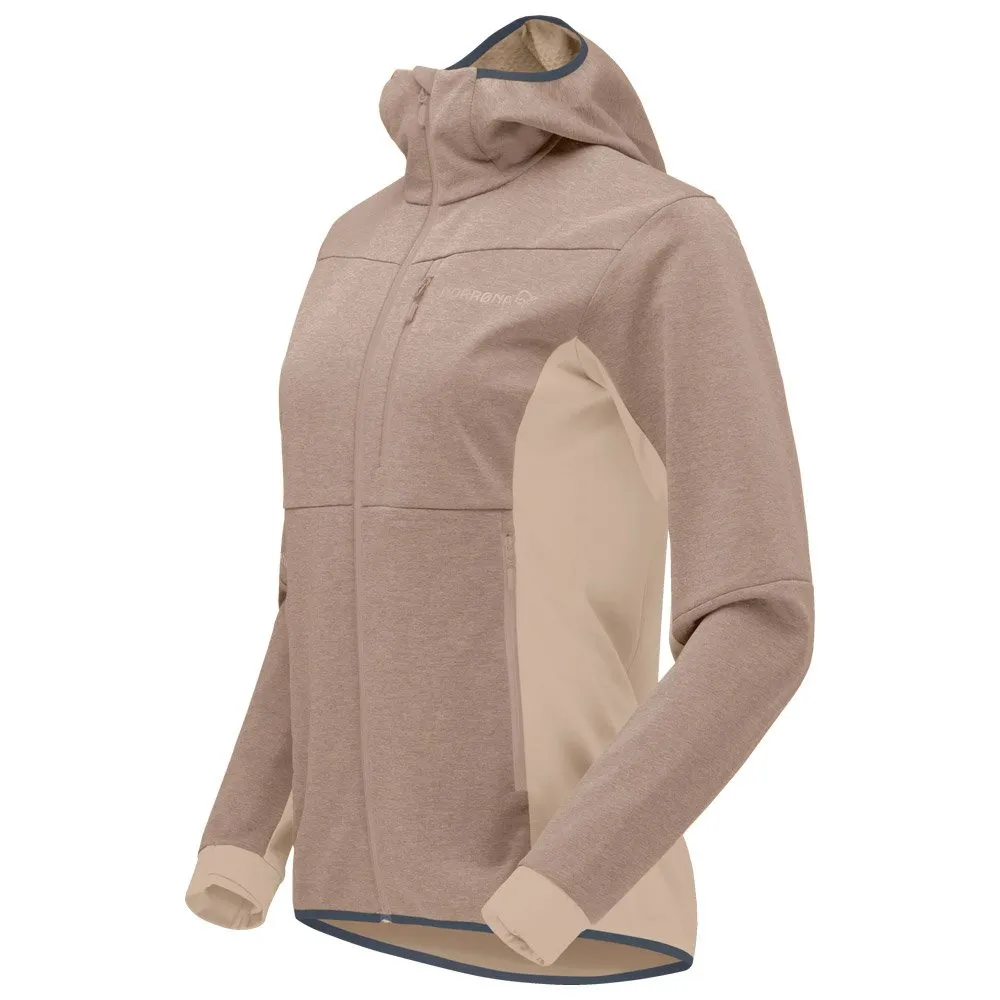 Fleece Norrona --- Falketind Warm2 Octa Hood W's Winter Twig