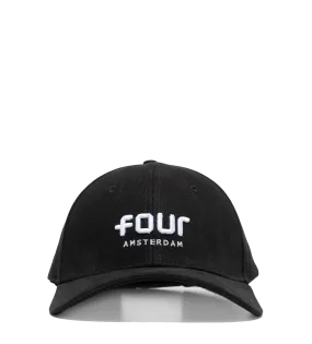 FOUR    Logo Cap Black