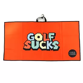 Golf Sucks Golf Towel