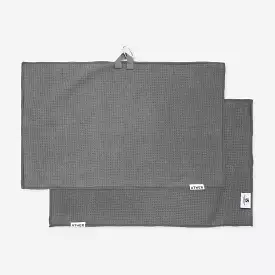 Gray Basics Cart Golf Towel