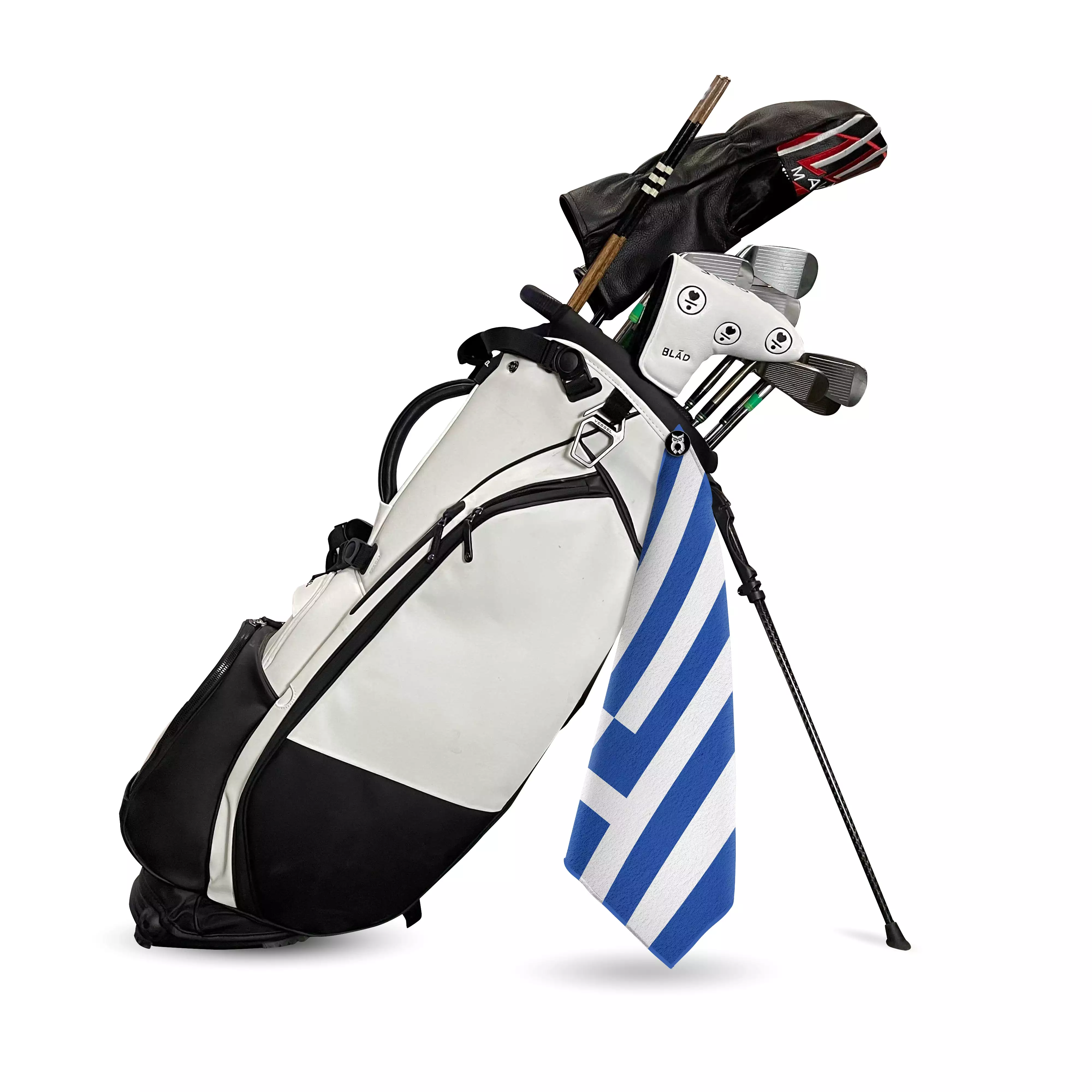 Greece Flag Golf Towel