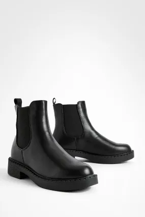 High Shine Chelsea Boots