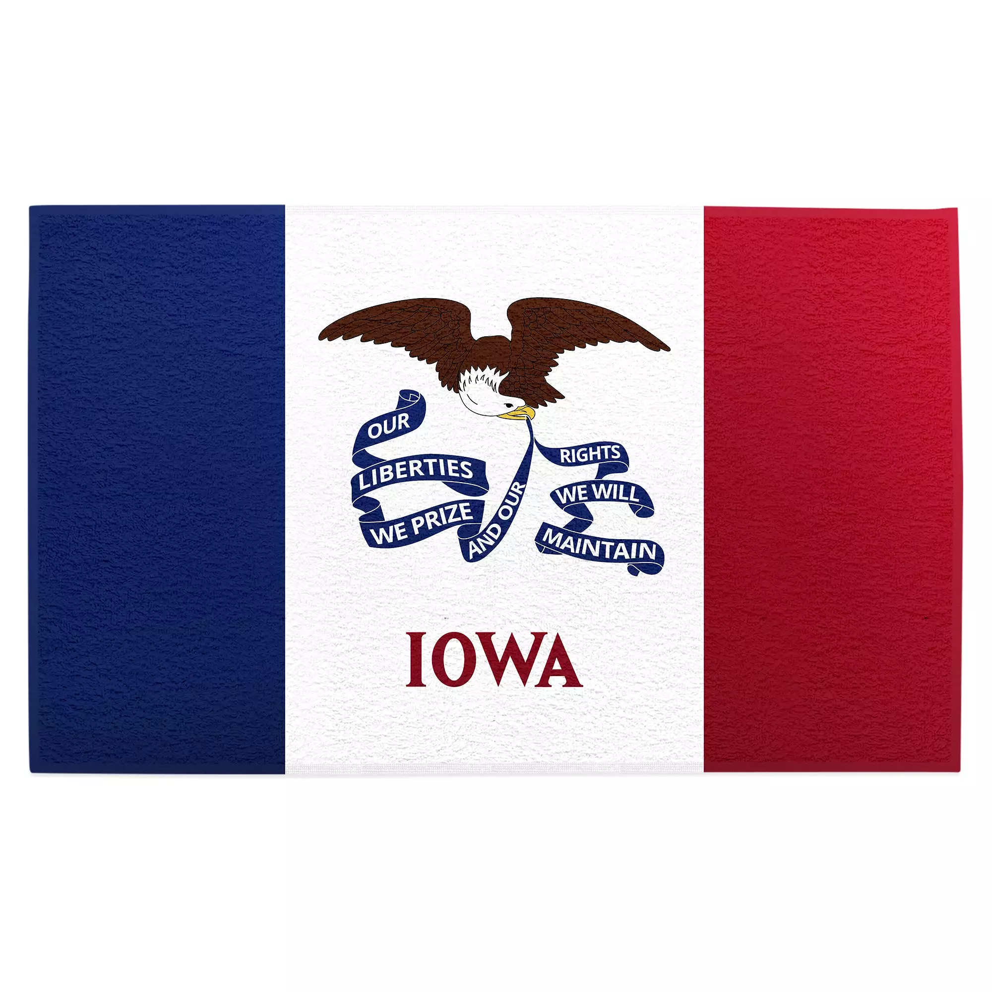 Iowa Flag Golf Towel