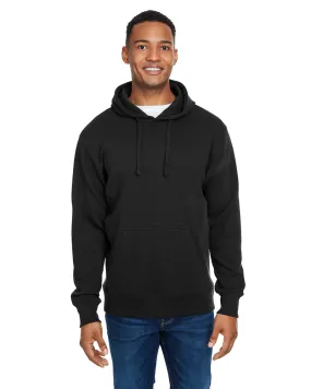 J America JA8706 Ripple Fleece Pulllover Hood