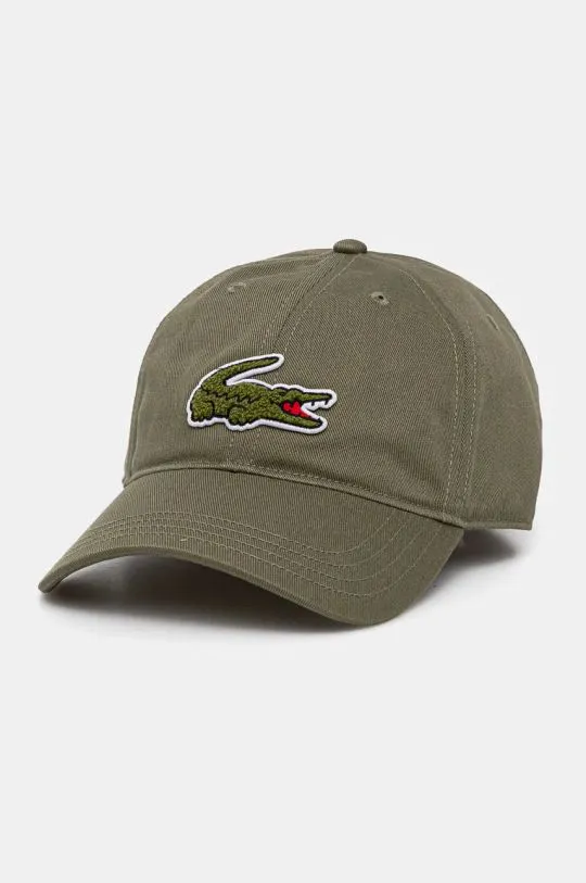 Lacoste baseball cap green color with an application RK3186