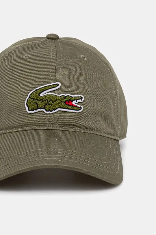 Lacoste baseball cap green color with an application RK3186