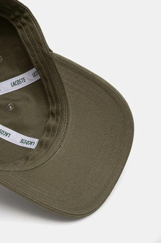 Lacoste baseball cap green color with an application RK3186