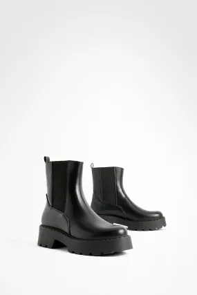 Lug Sole Chelsea Boots