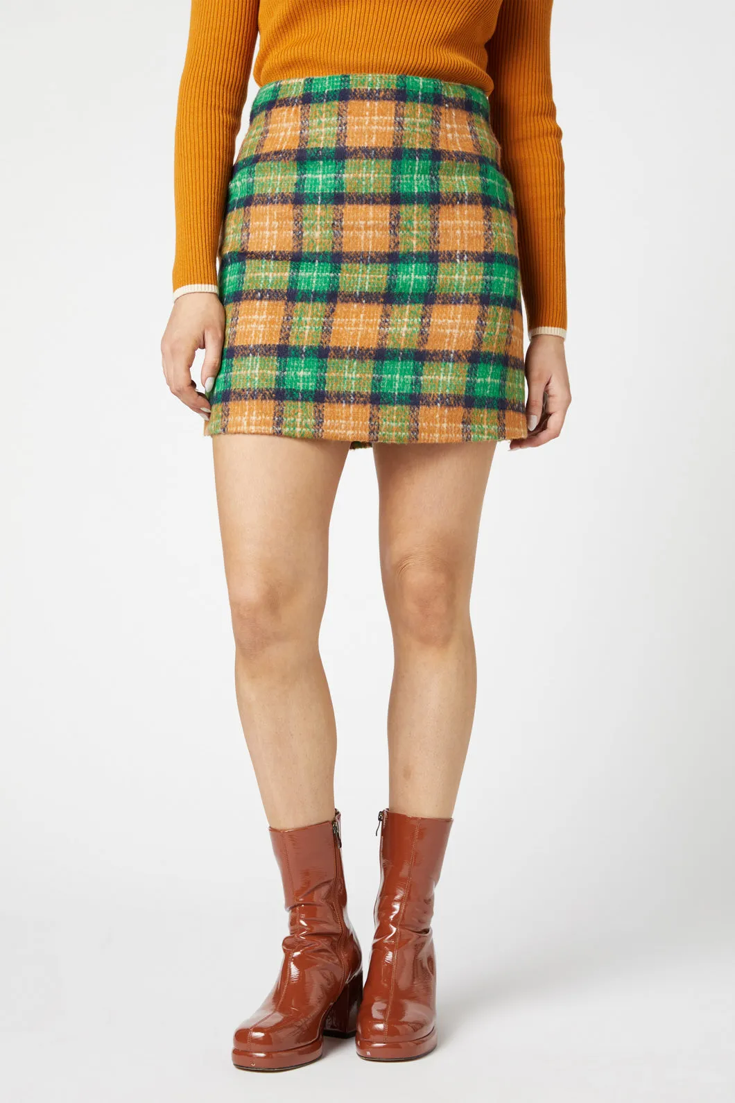 Maddison Check Skirt