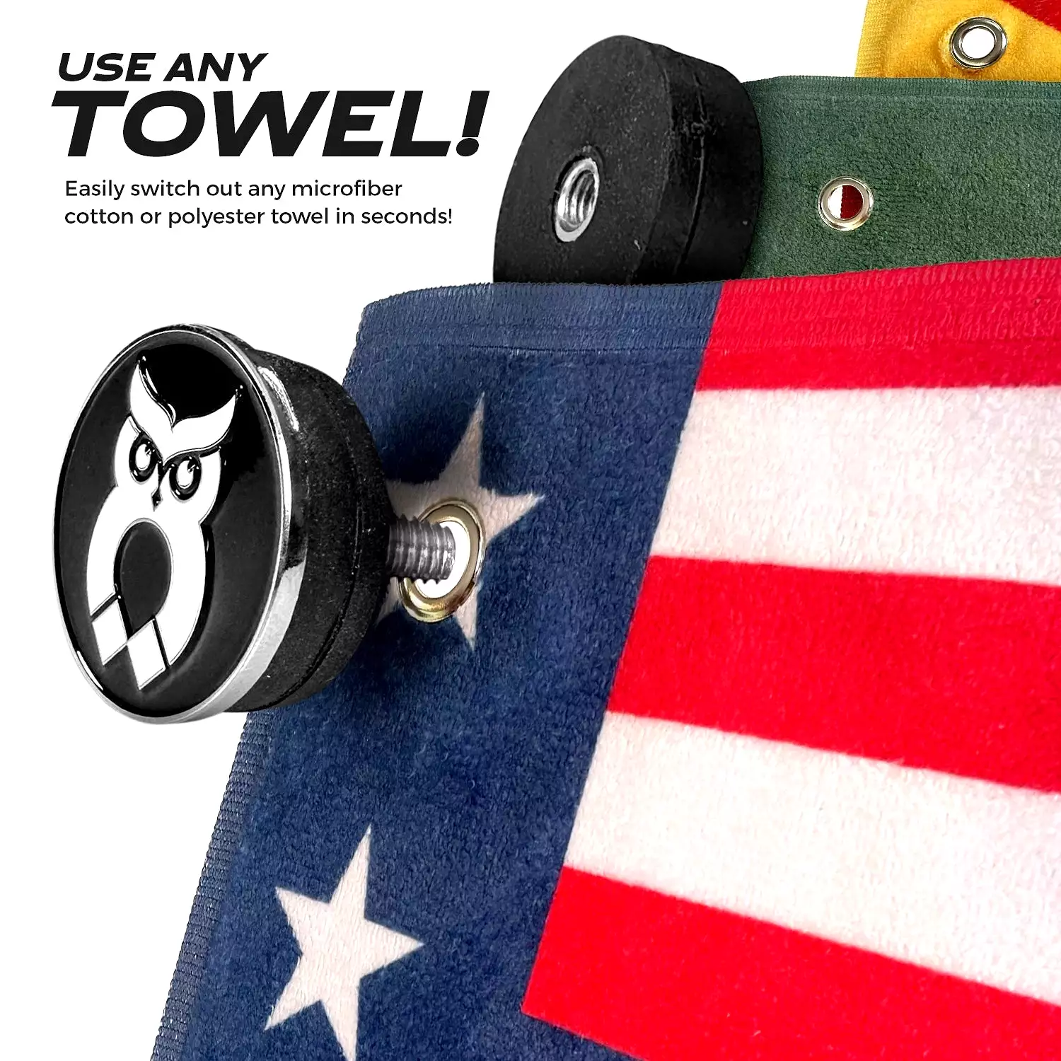 MagnetOwl Mini Golf Towel