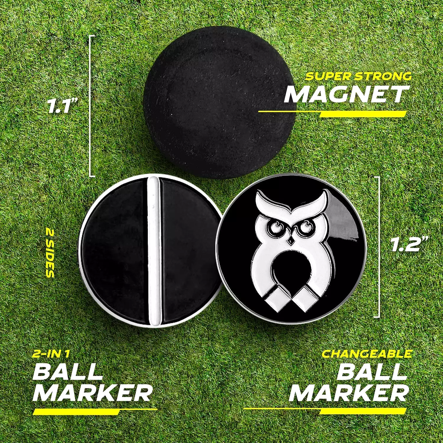 MagnetOwl Mini Golf Towel