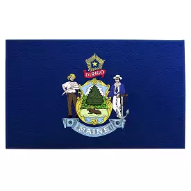 Maine Flag Golf Towel