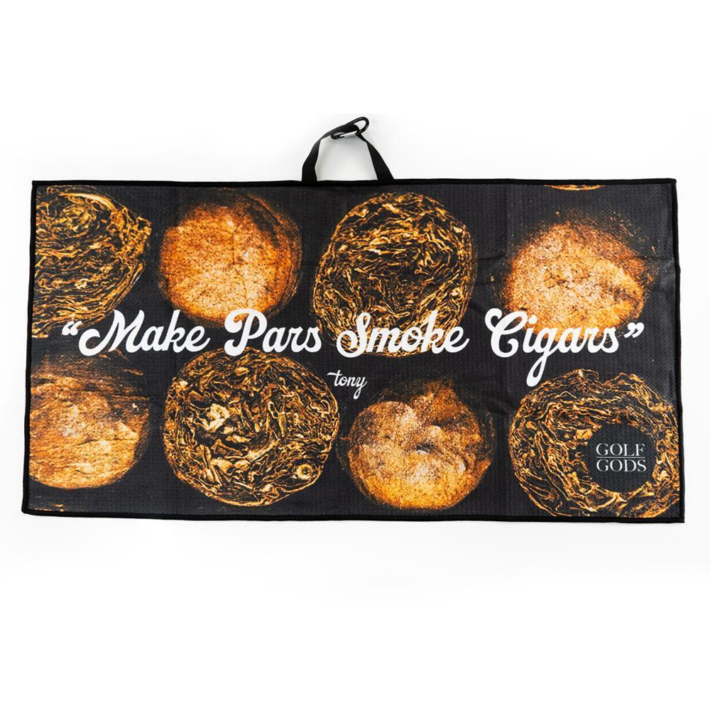 Make Pars & Smoke Cigars Golf Towel