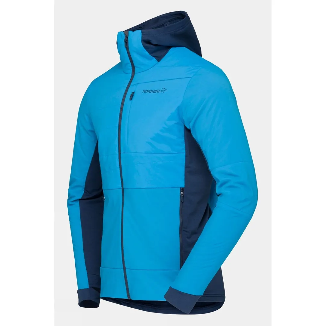 Mens Falketind Alpha90 Insulated Zip Hood Fleece Top