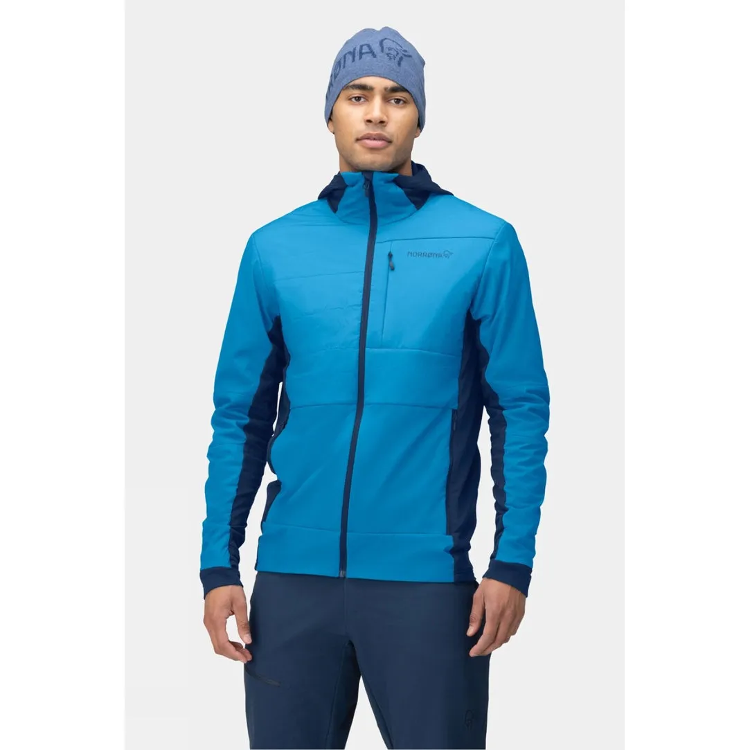 Mens Falketind Alpha90 Insulated Zip Hood Fleece Top