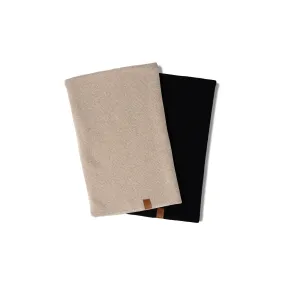 Men's Gaiters 2-Pack Black/Creamy beige