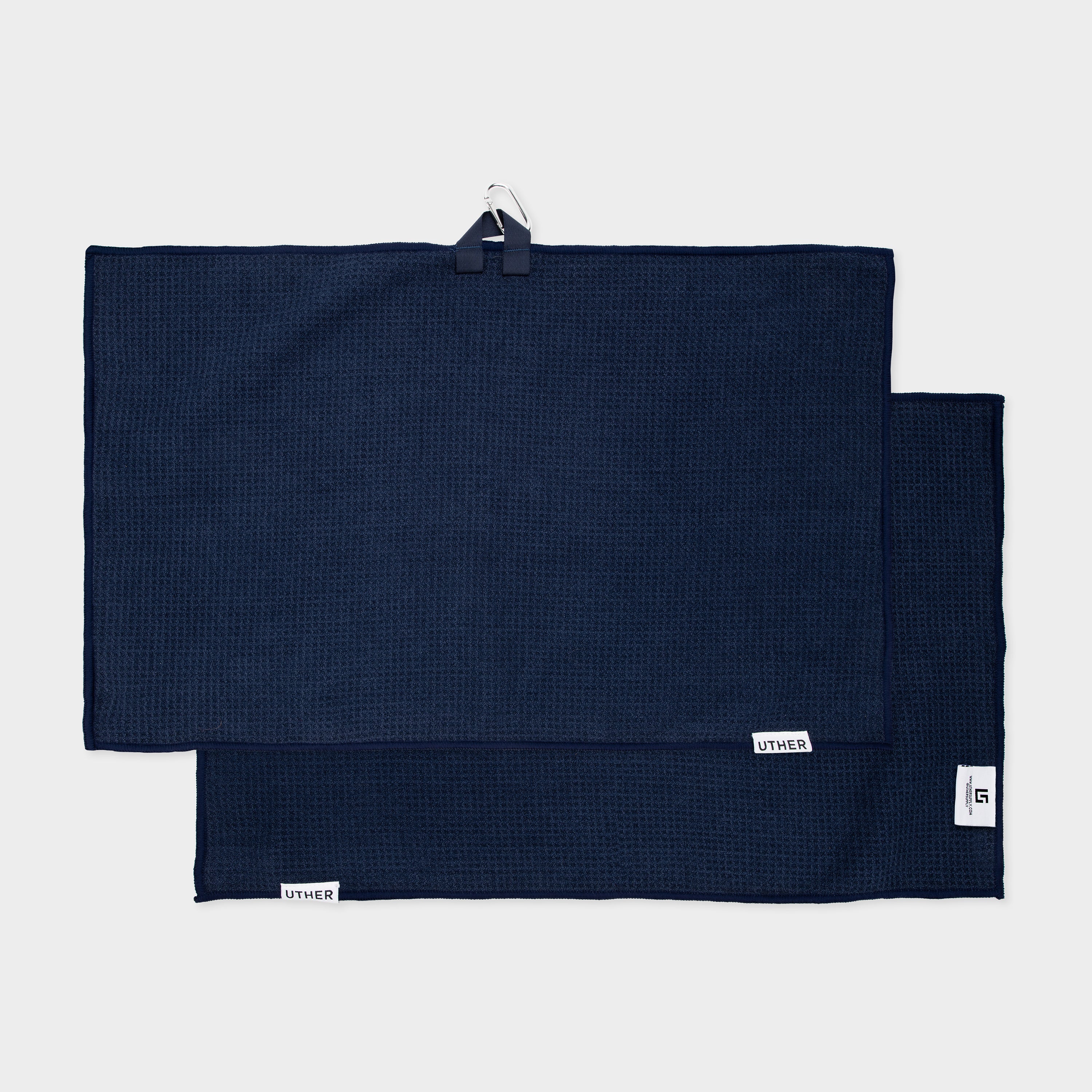 Navy Basics Cart Golf Towel