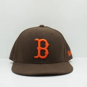 New Era Boston Red Sox Brown Fitted Cap