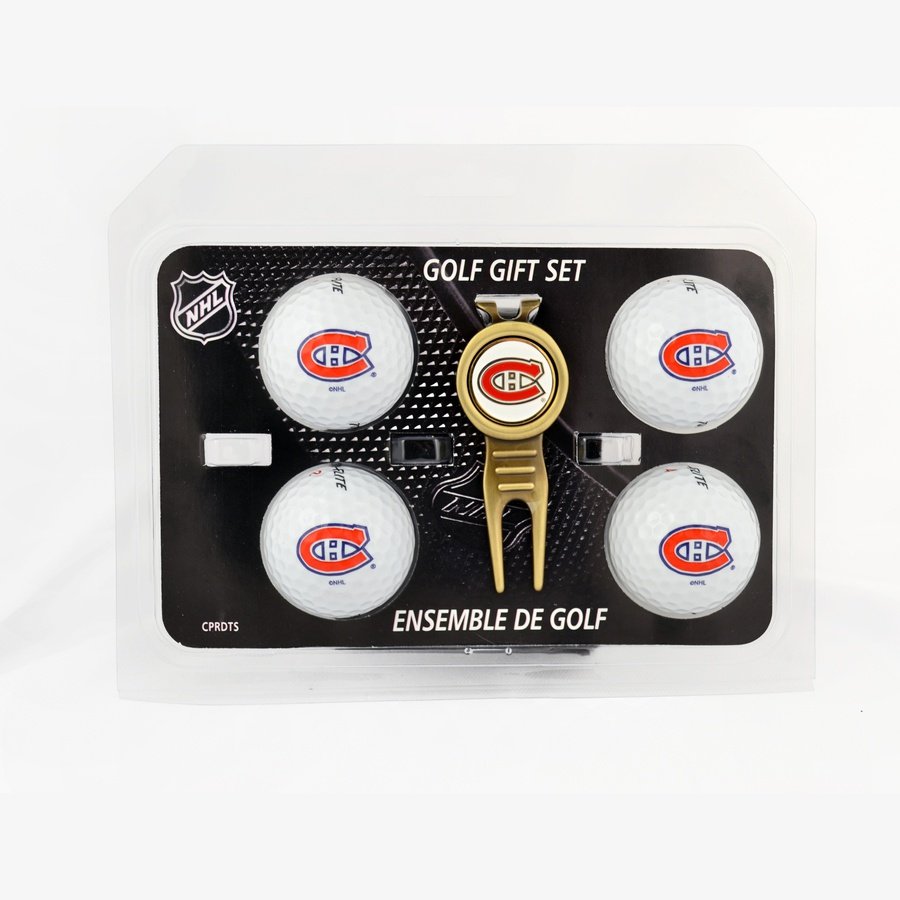 NHL 4 Golf Balls & Divot Tool Set