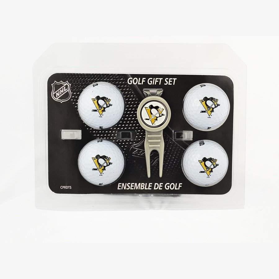 NHL 4 Golf Balls & Divot Tool Set