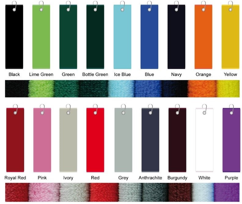 Premium Trifold 100% Cotton Golf Towel