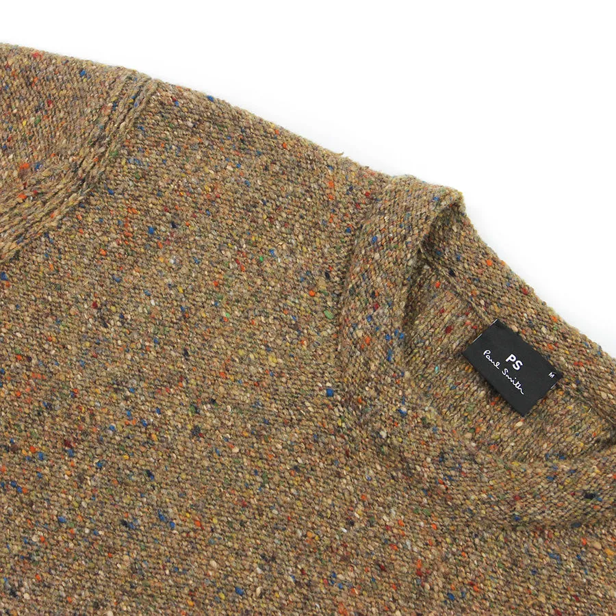 PS Paul Smith - Flecked Wool-Blend Jumper in Brown