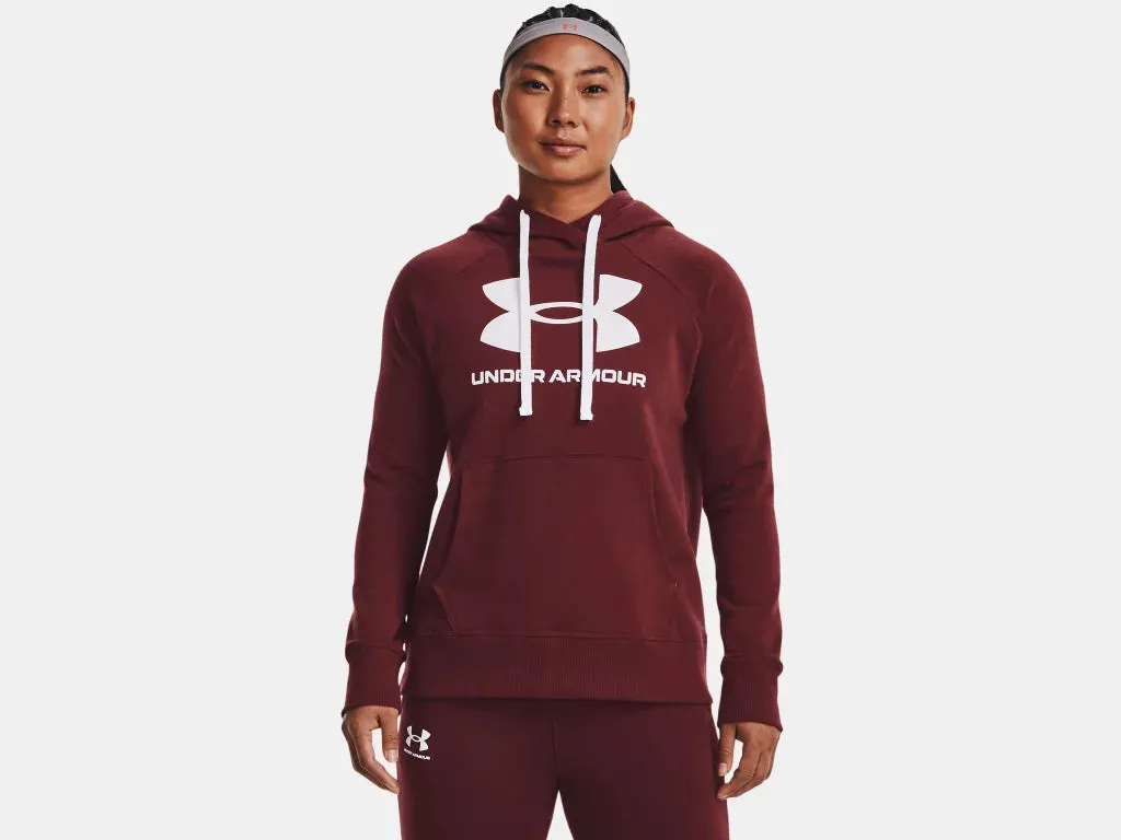 RIVAL FLEECE HB HOOD - Women's Hoodie - Under Armor-