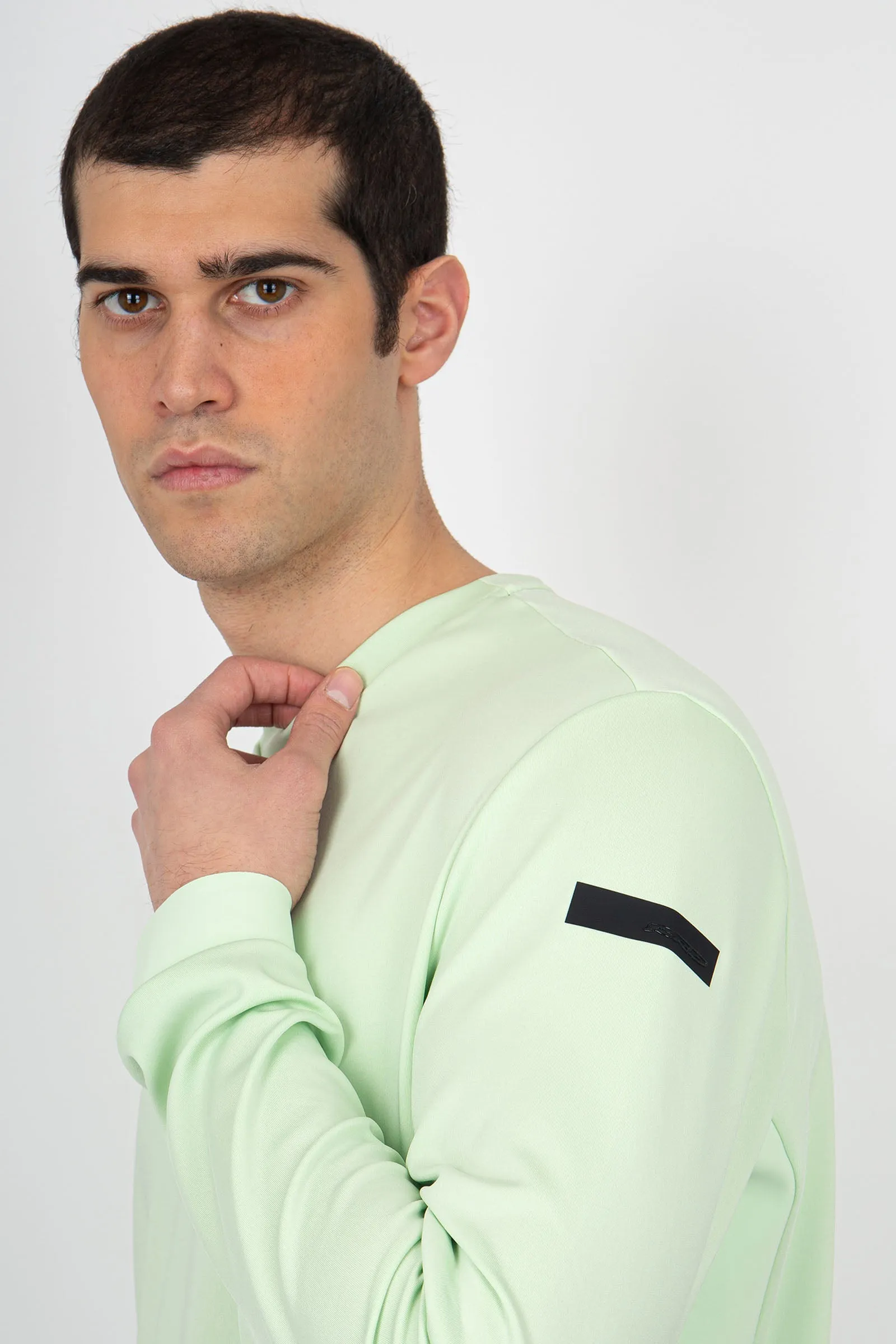 RRD Felpa Duran Round Fleece  Verde Chiaro