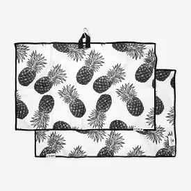 Sketchy Pineapple Cart Towel