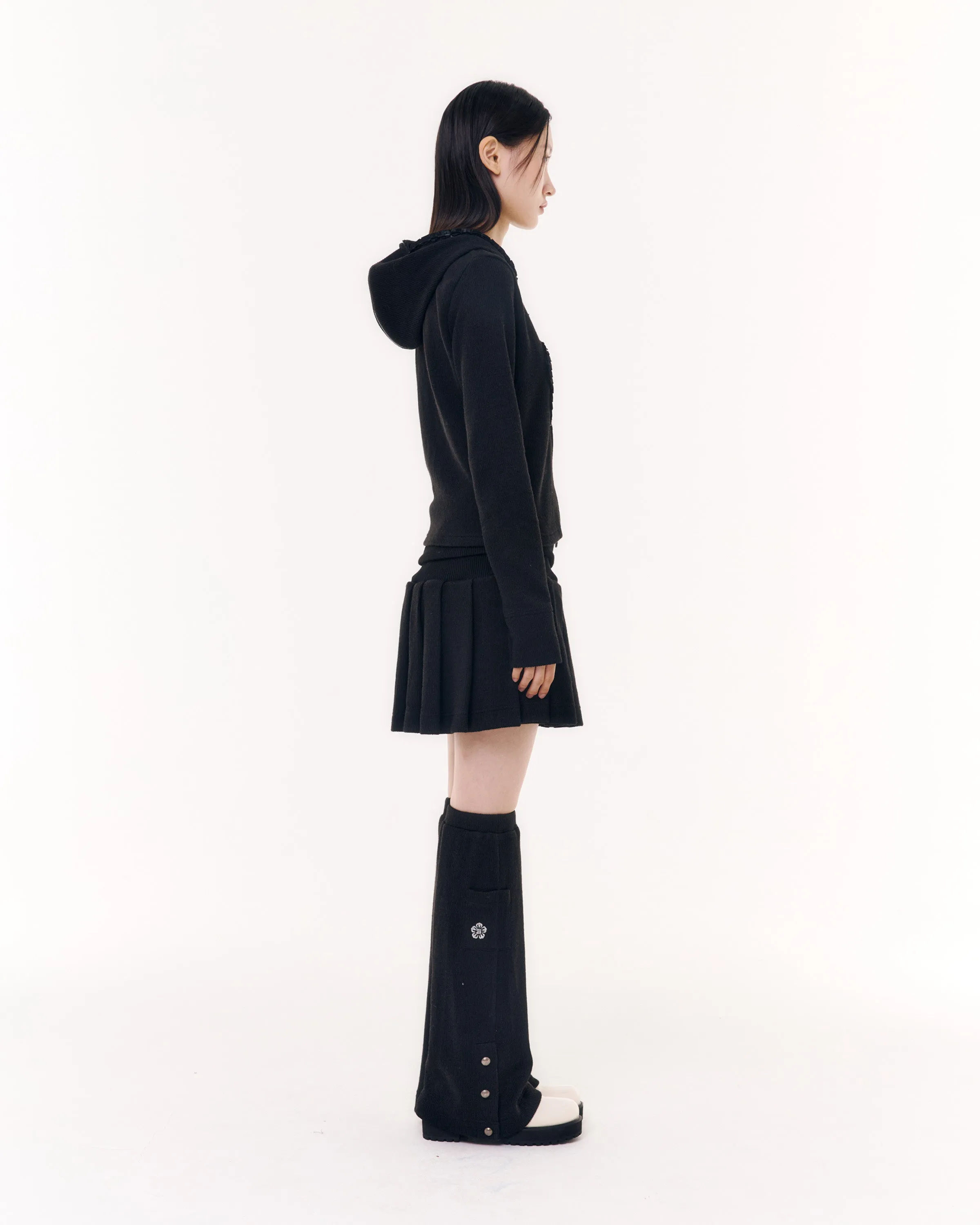 SOOT KNIT FOLD OVER SKIRT + LEGWARMER