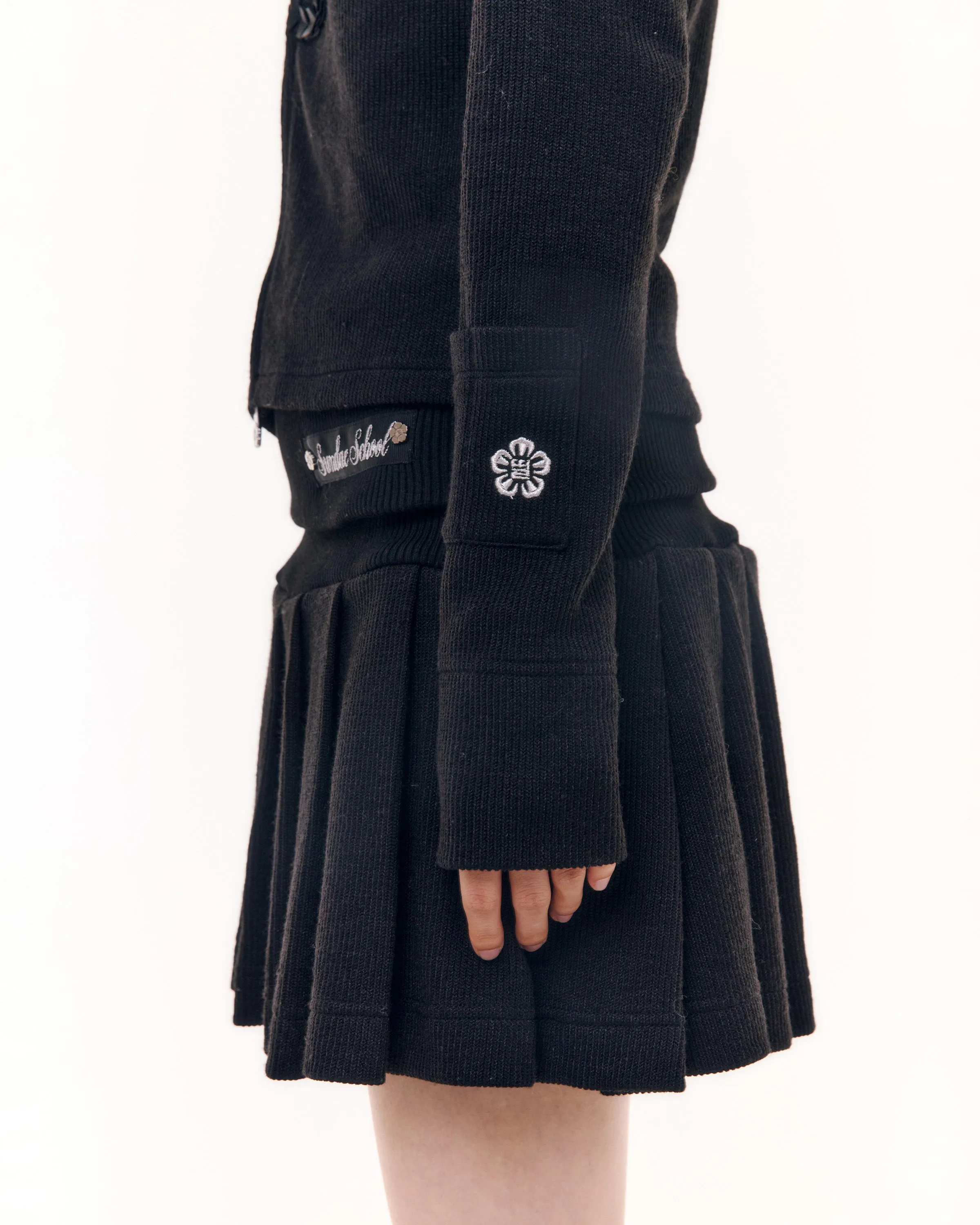 SOOT KNIT FOLD OVER SKIRT + LEGWARMER