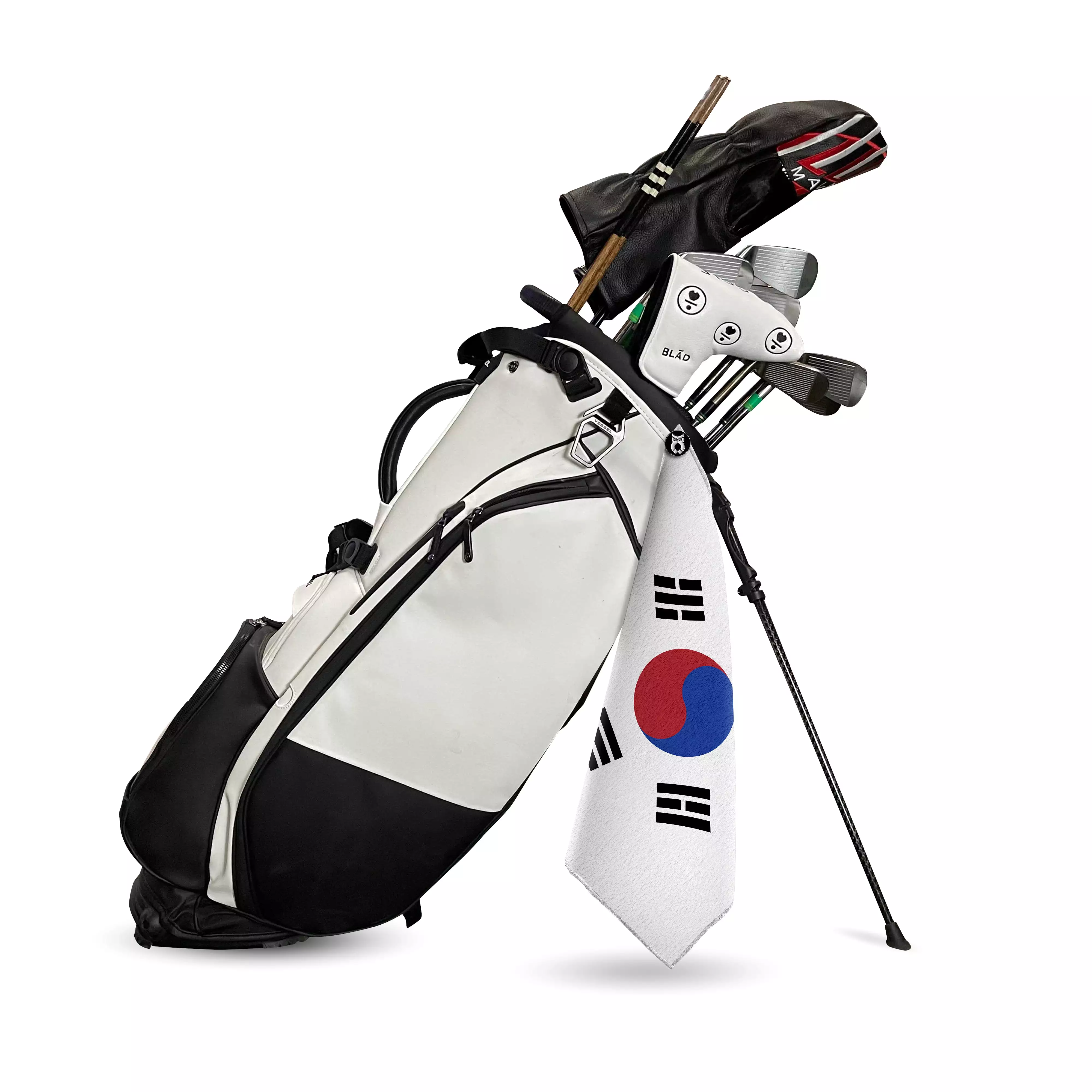 South Korea Flag Golf Towel