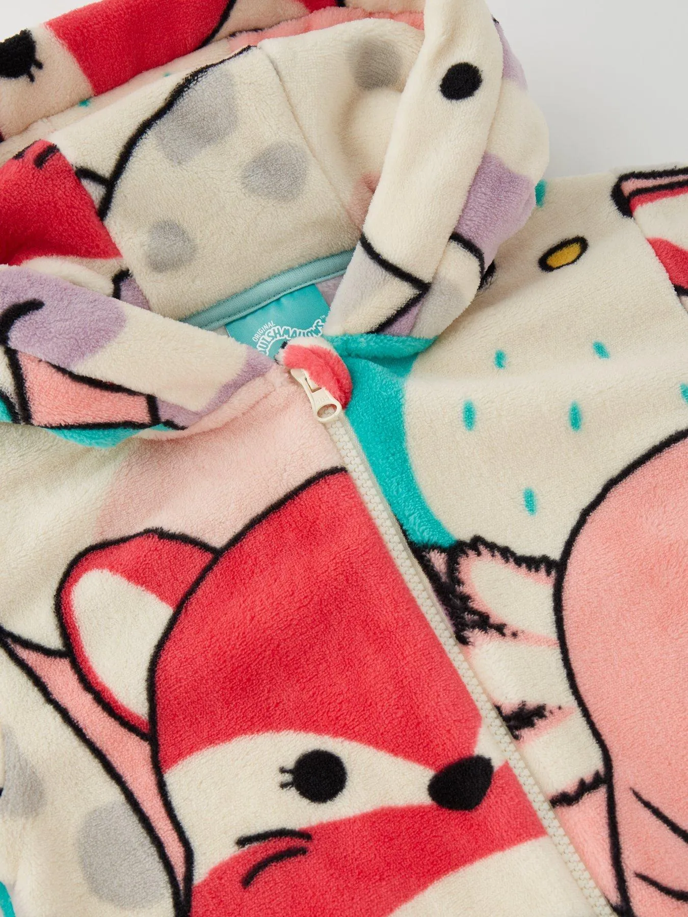 Squishmallows Squishmallow Hood Detail Fleece All In One - Multi