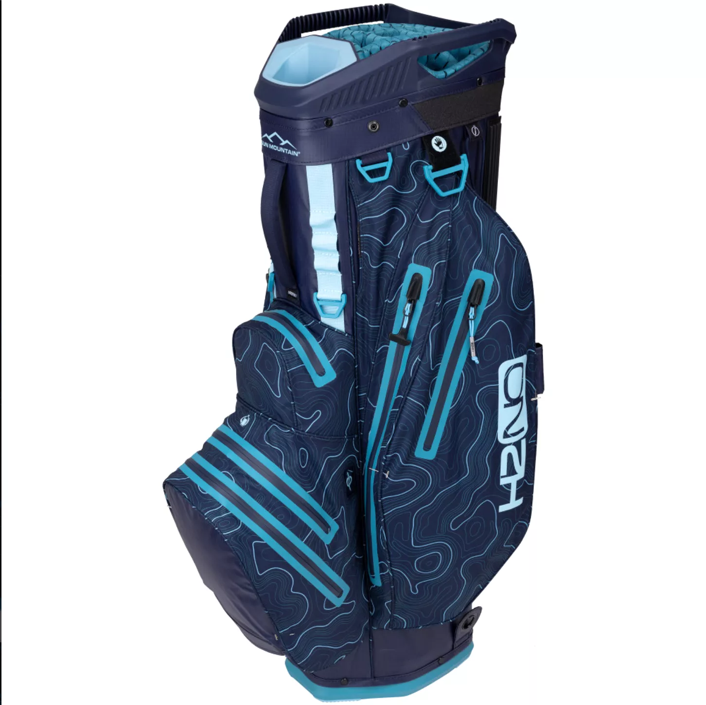 Sun Mountain 2024 H2NO Lite Cart Bag Waterproof 14-Way